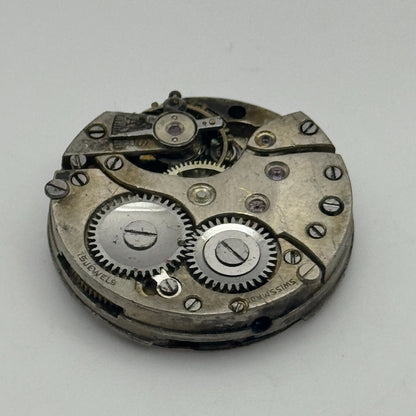 23.6mm 15 Jewels Roman Numerals Trench Watch Movement Manual Wind PARTS SPARES