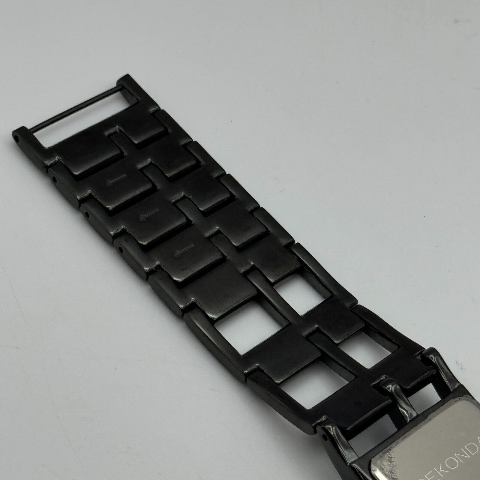 23mm Working Seksy Sekonda 4008 Black Jewelled Quartz Watch New Battery 7.5 Inch