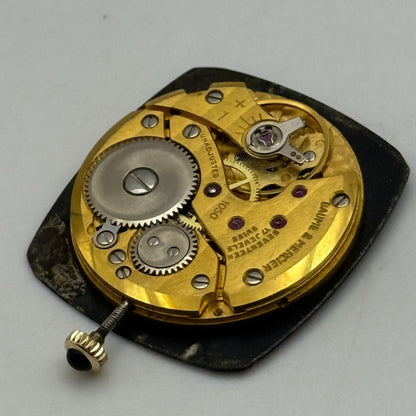 23.6mm Running Vintage Baume & Mercier 1050 Manual Wind Watch Movement PARTS