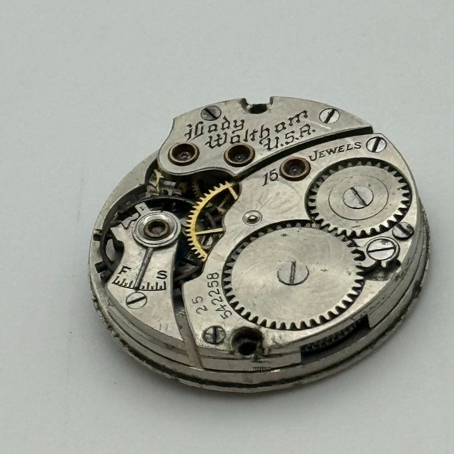 10L Antique Lady Waltham Model L-10 American USA Watch Movement PARTS SPARES