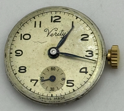 19.7mm Running Verity ETA 980 Sub Seconds Manual Wind Swiss Watch Movement PARTS