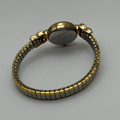 21mm Working Ladies Two Tone Philip Mercier S565S Quartz Watch Expandable Strap