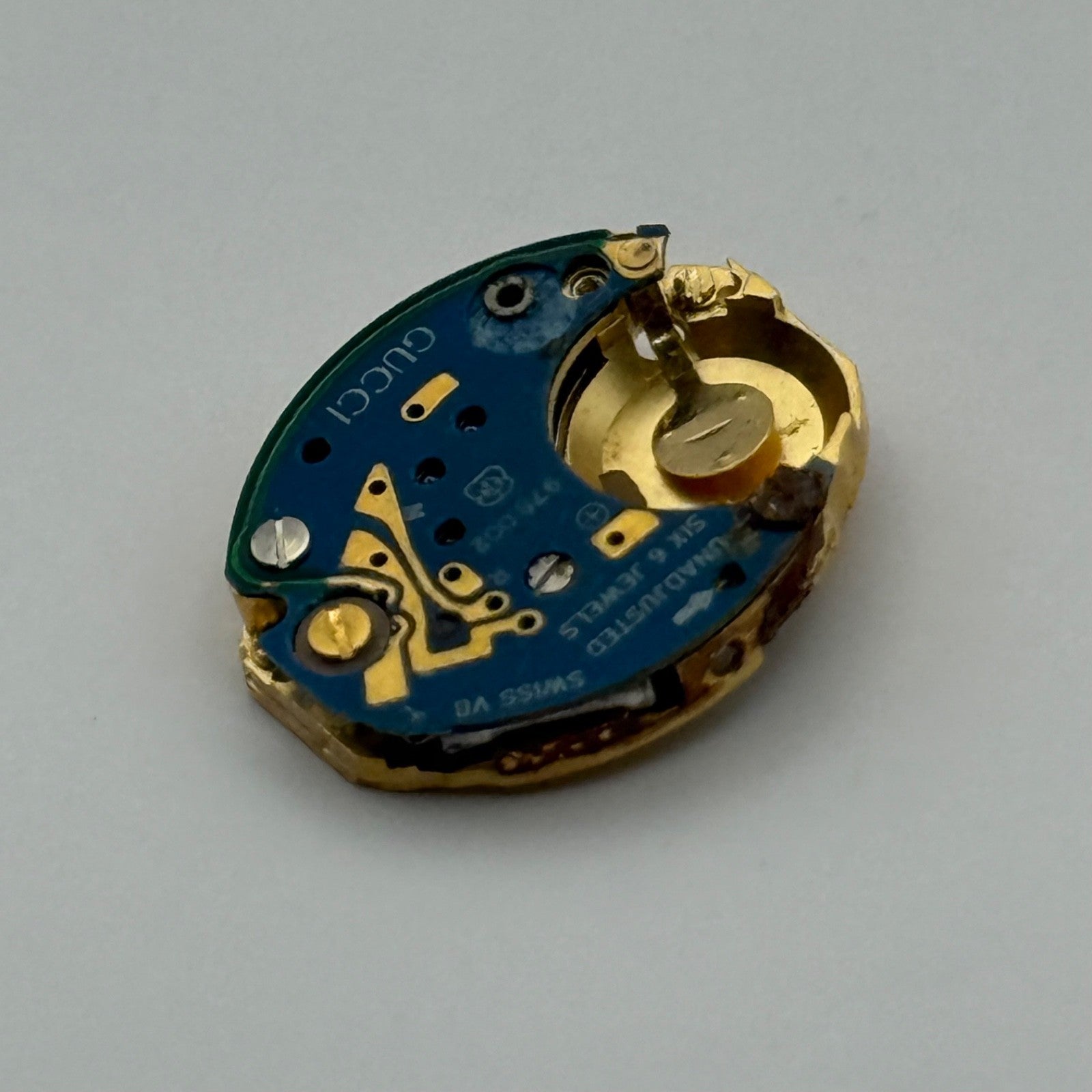 Gucci ETA 978.002 Quartz Watch Movement Incomplete Swiss Ladies Vintage Parts