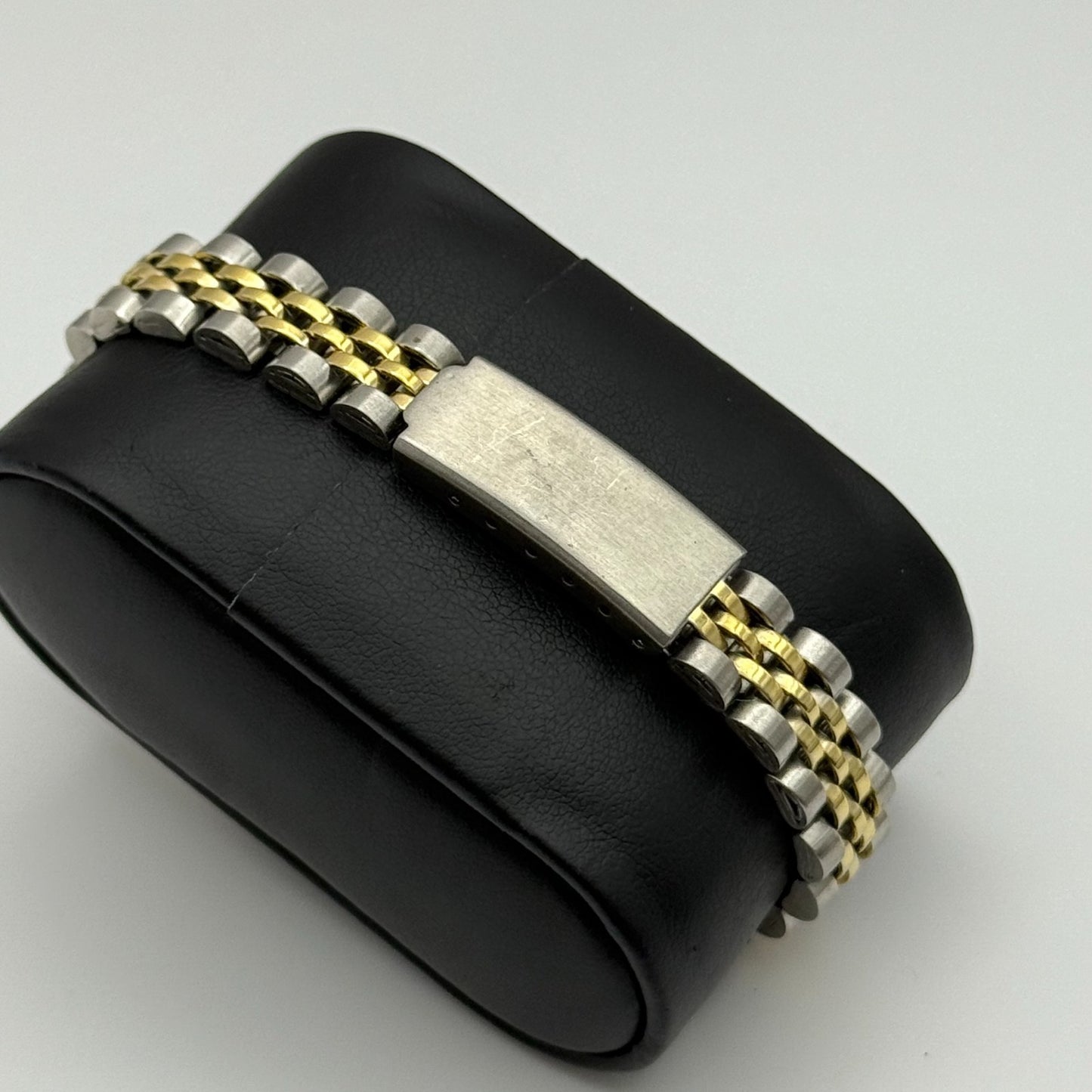 24mm Working Ladies Philip Mercier L123L Two Tone Quartz Watch 6.75 Inches