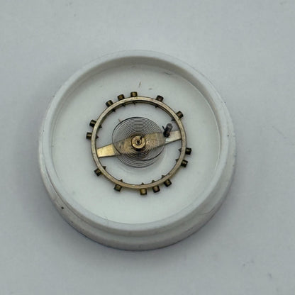 FHF 70 Balance Wheel Complete And Spring  10½’’’ 201 M Watch Movement Parts NOS