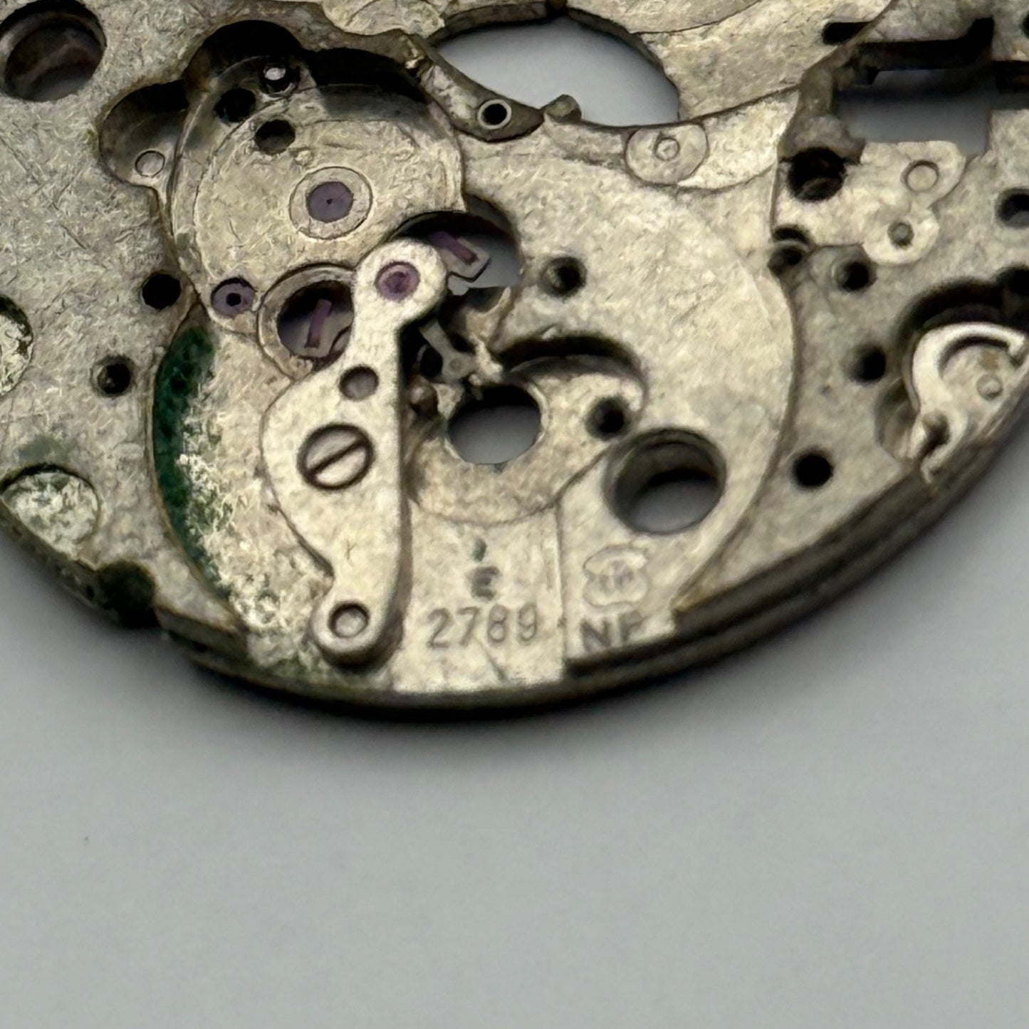 ETA 2789 NF Watch Movement Main Plate Manual Wind Vintage Swiss Parts 25.9mm