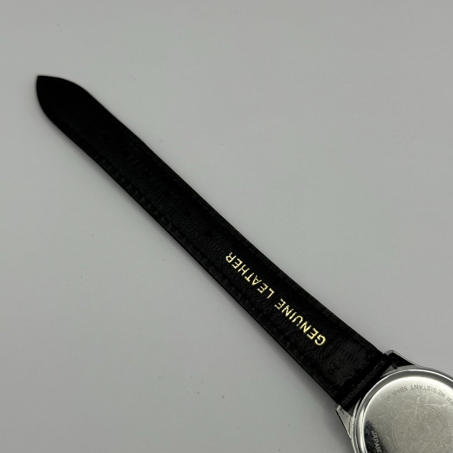 Pulsar Ladies Quartz Watch Date Dial Diamond Markers Leather Strap Working 27mm