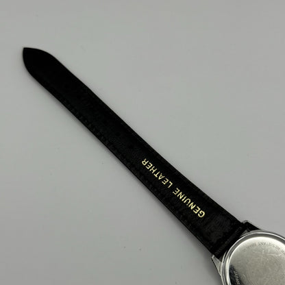 Pulsar Ladies Quartz Watch Date Dial Diamond Markers Leather Strap Working 27mm