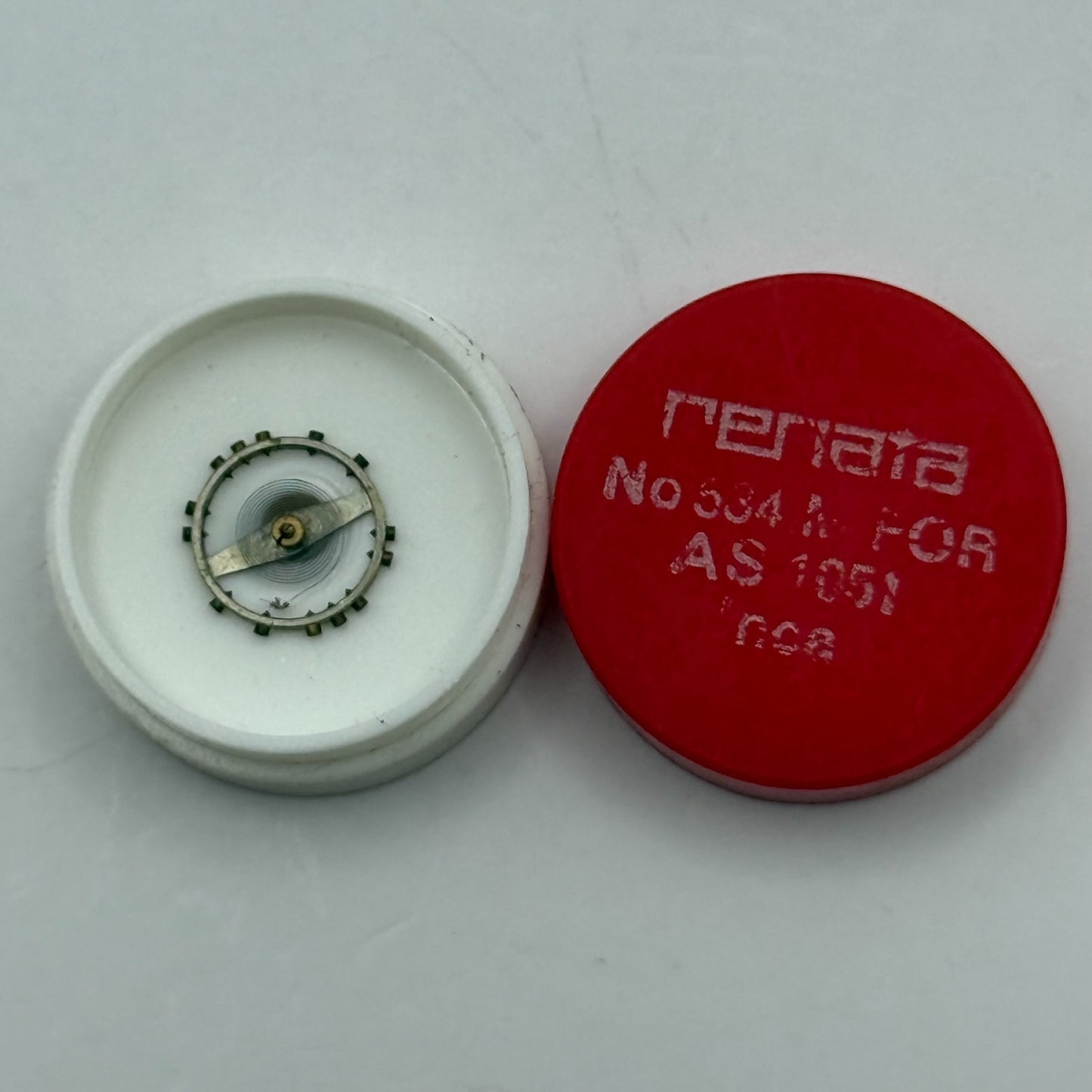 AS 1051 Balance Wheel Complete And Spring Inca 534 M Watch Movement Parts NOS