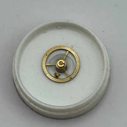 Kasper 200 Balance Wheel Complete And Spring 5¼’’ Watch Movement Parts NOS 
