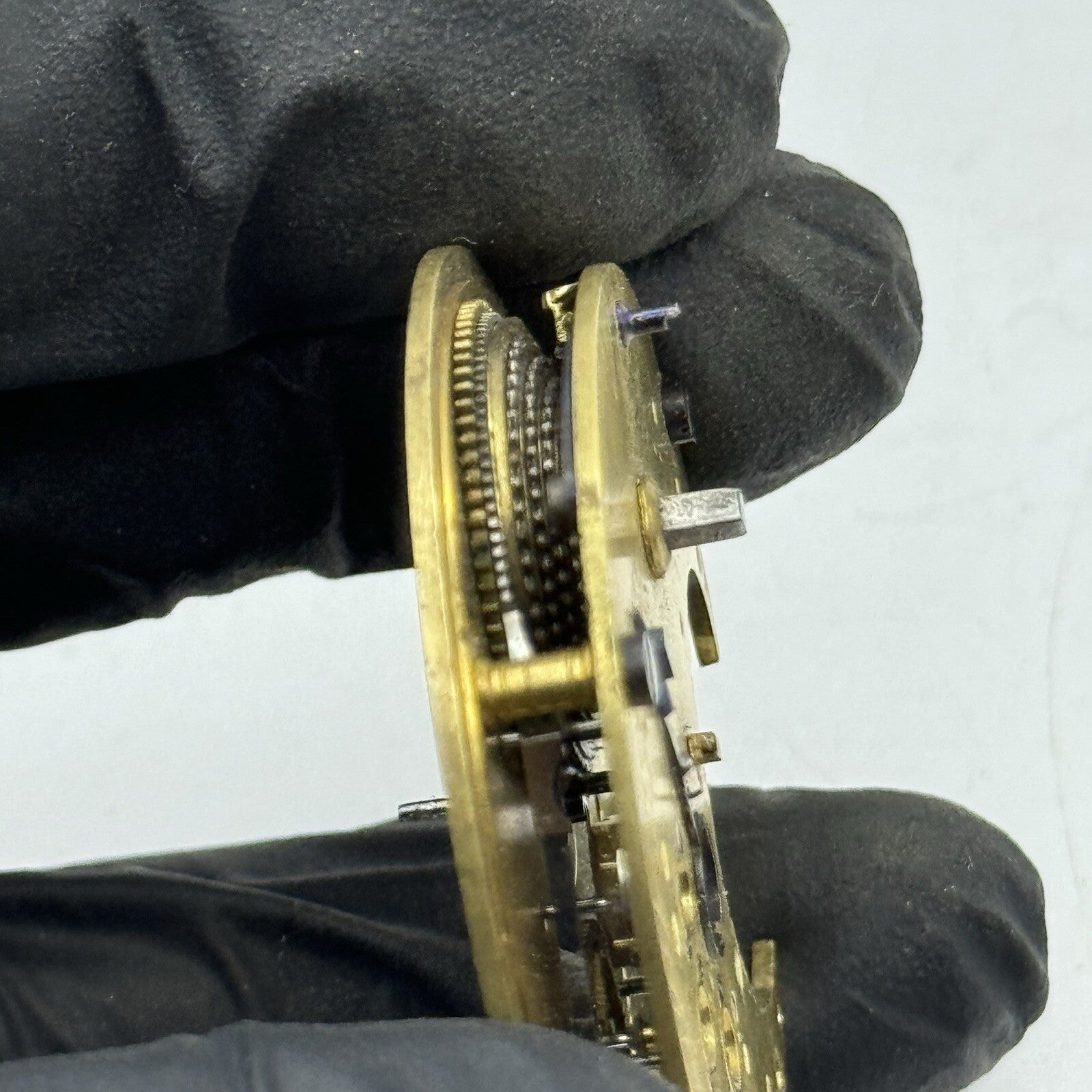 44.7mm Clayton Atherton Interesting Pocket Watch Movement FOR PARTS