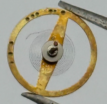 BFG 927 Balance Wheel Complete And Spring 6 3/4-8''' 1512 M Watch Movement Parts