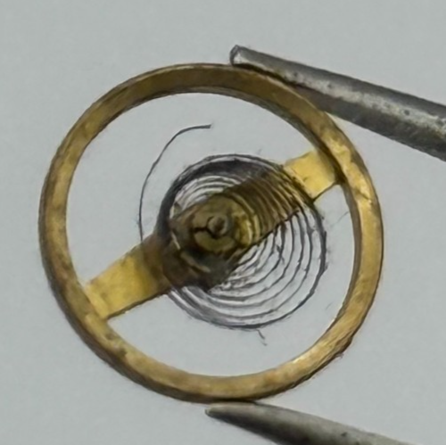BFG 927 Balance Wheel Complete And Spring 6 3/4-8''' Watch Movement Parts 