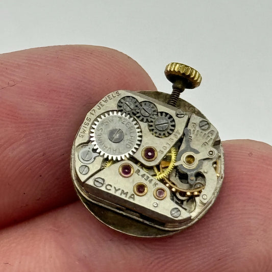 11.6mm Ladies Cyma Tavannes 434K Swiss Manual Wind Watch Movement PARTS SPARES