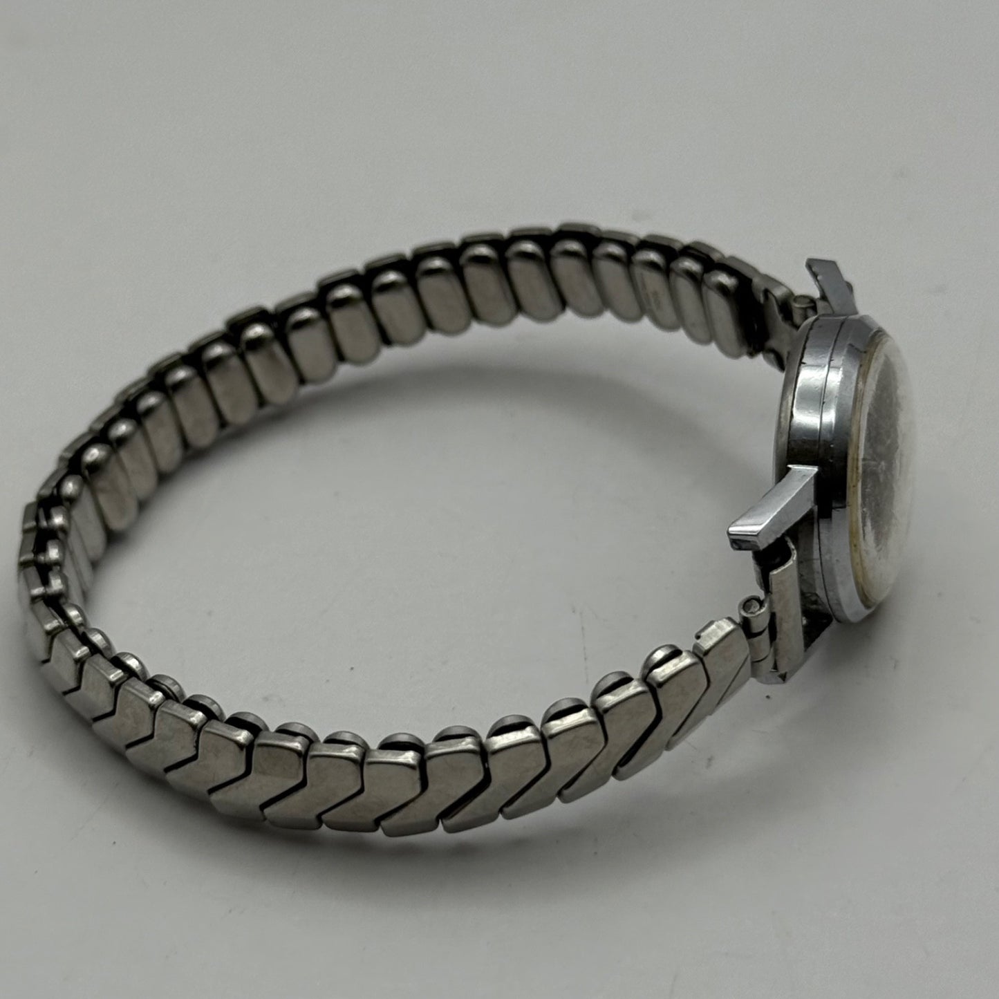 20mm Vintage Ladies Avia 15 Jewels Swiss Stainless Steel Manual Wind Watch PARTS