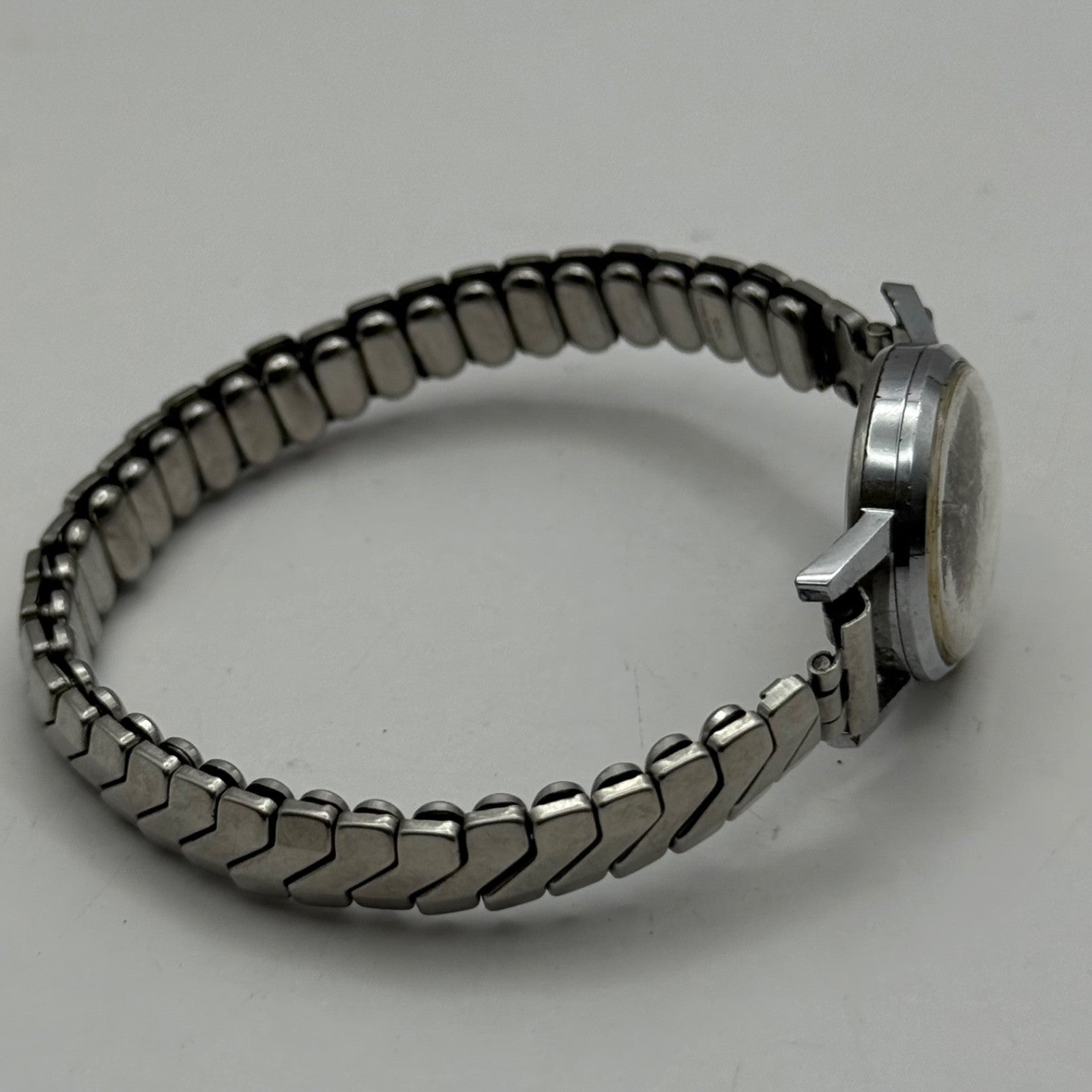 20mm Vintage Ladies Avia 15 Jewels Swiss Stainless Steel Manual Wind Watch PARTS