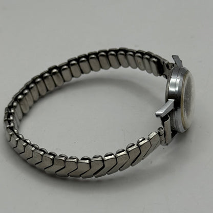 20mm Vintage Ladies Avia 15 Jewels Swiss Stainless Steel Manual Wind Watch PARTS