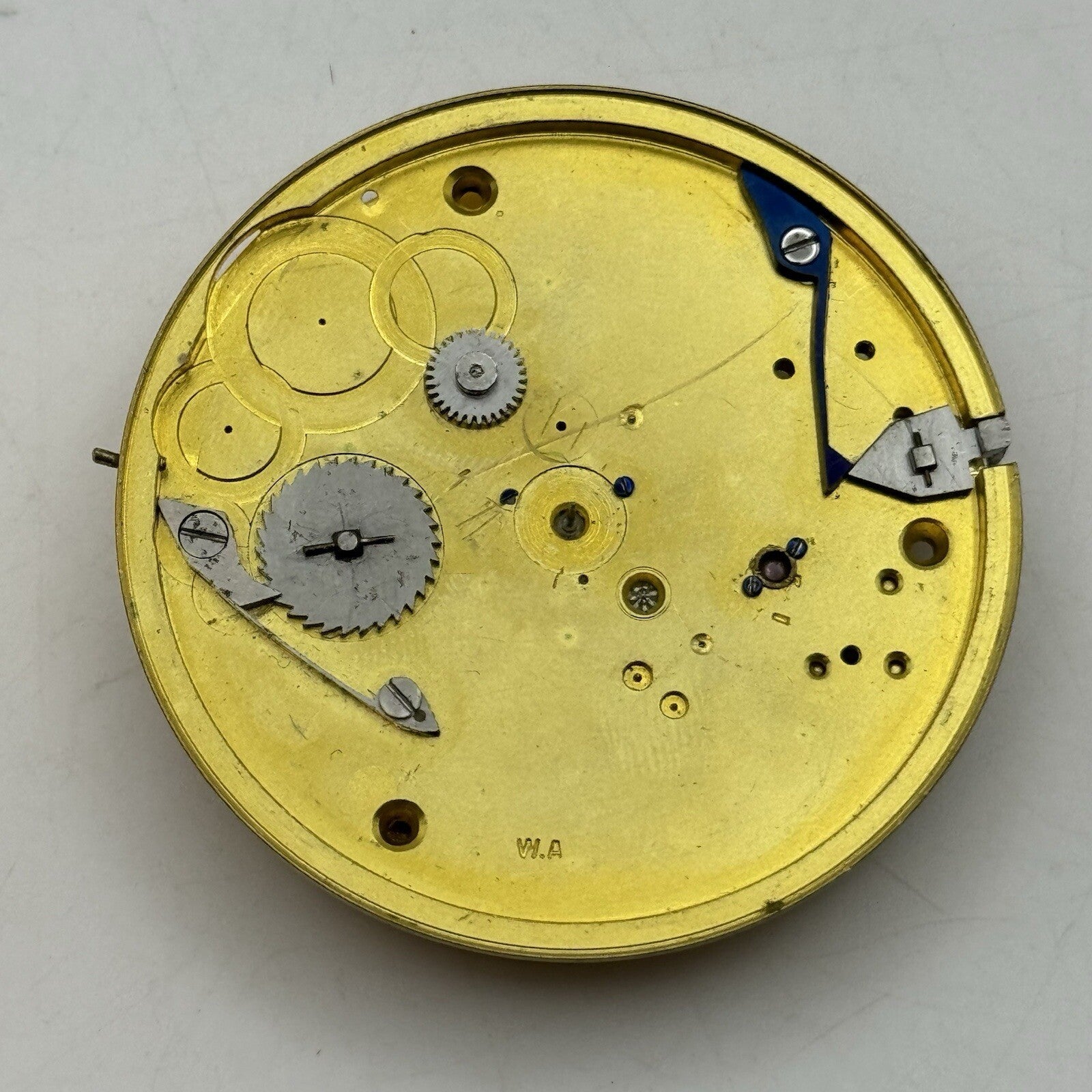49.7mm W.A Quality No Balance Pocket Watch Movement FOR PARTS Restore