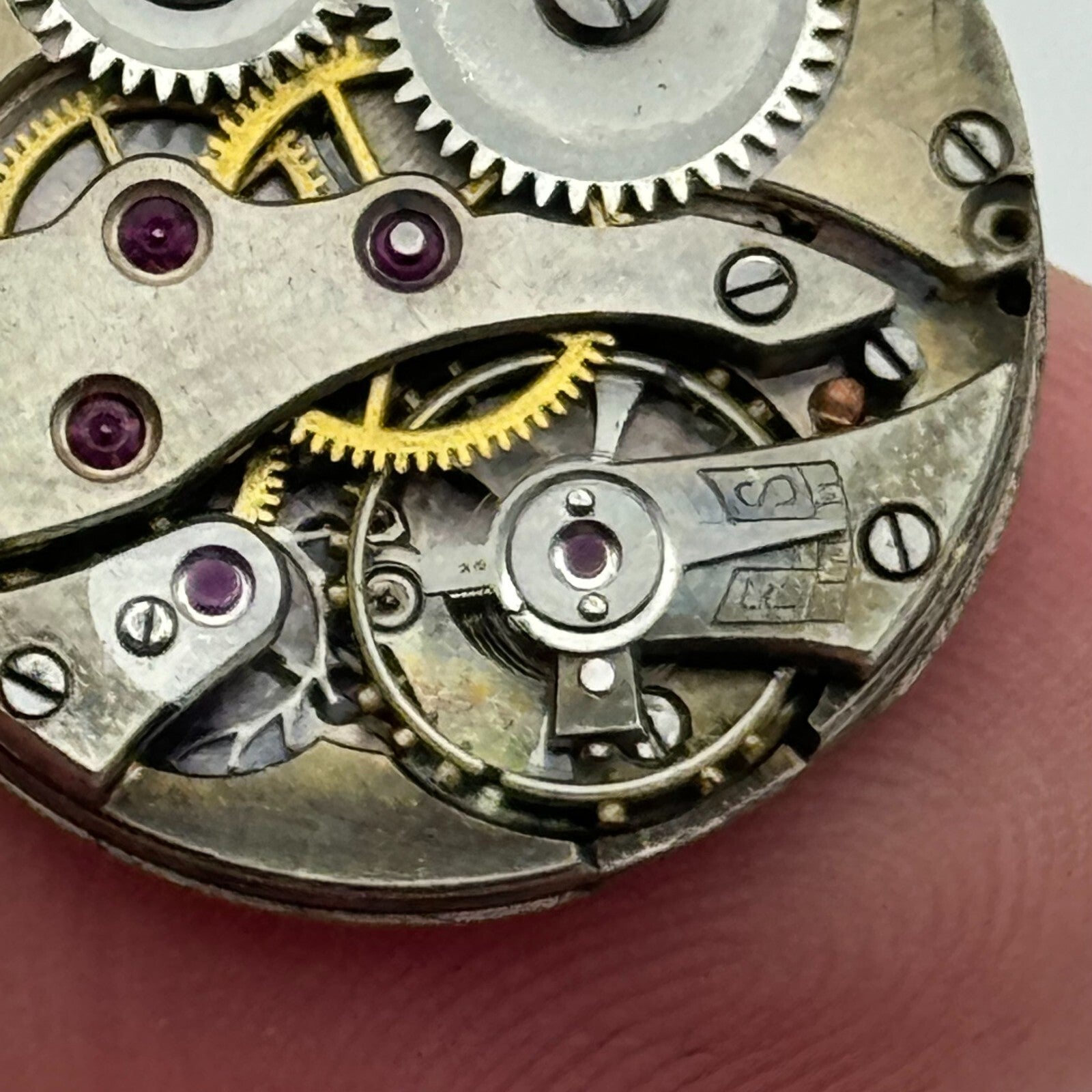 22mm Sir John Bennett London Trench Watch Movement Manual Wind Swiss FOR PARTS