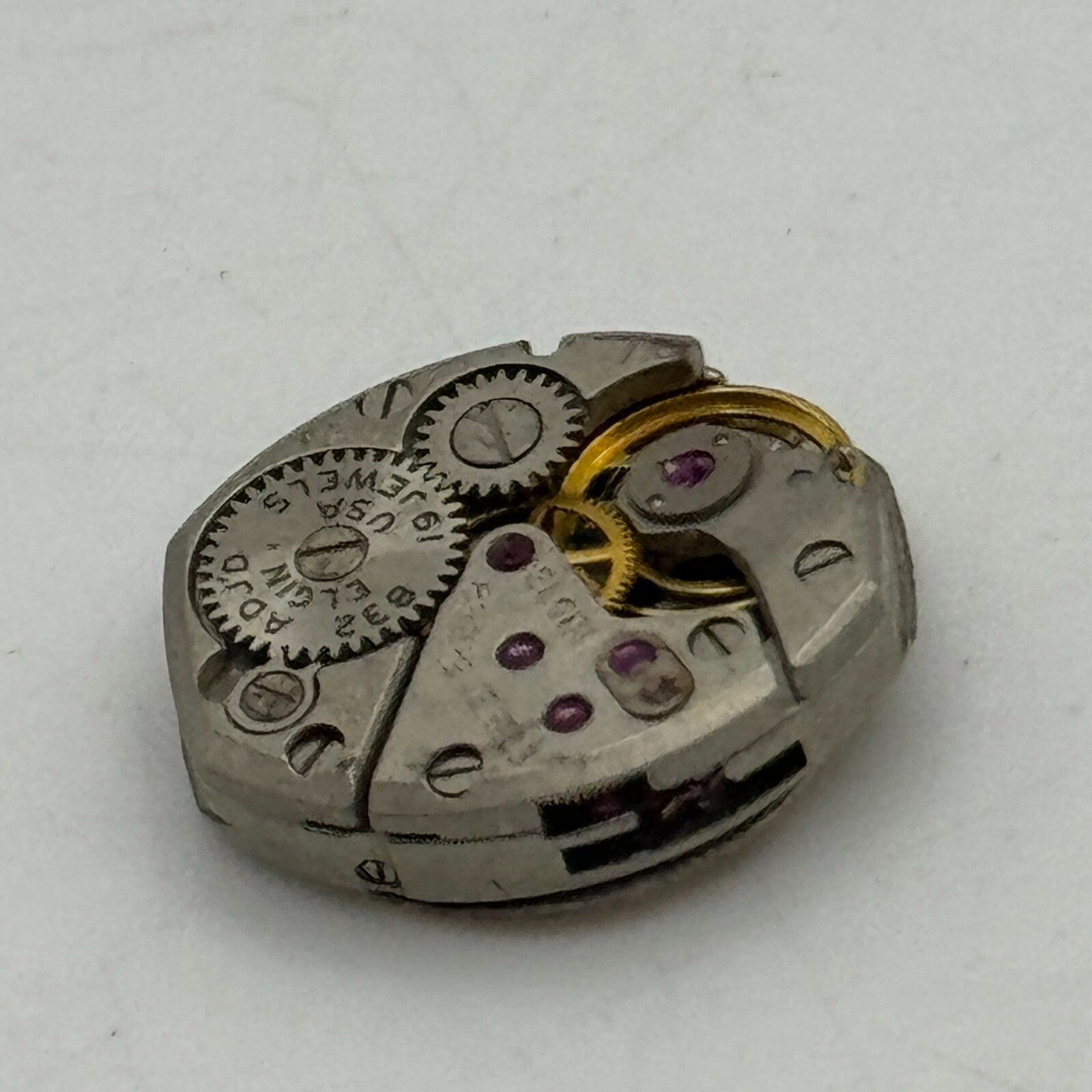 13.2mm Ladies Elgin 832 Rare 19 Jewels Manual Wind Watch Movement PARTS SPARES