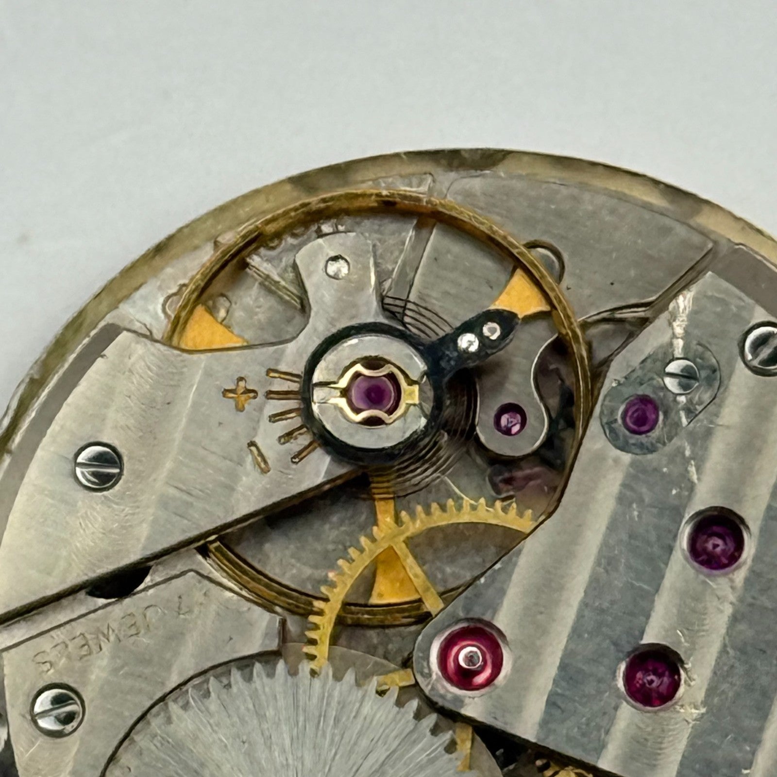ETA 1120 Watch Movement Garrard Manual Wind Vintage Swiss Parts Repair 26.5mm