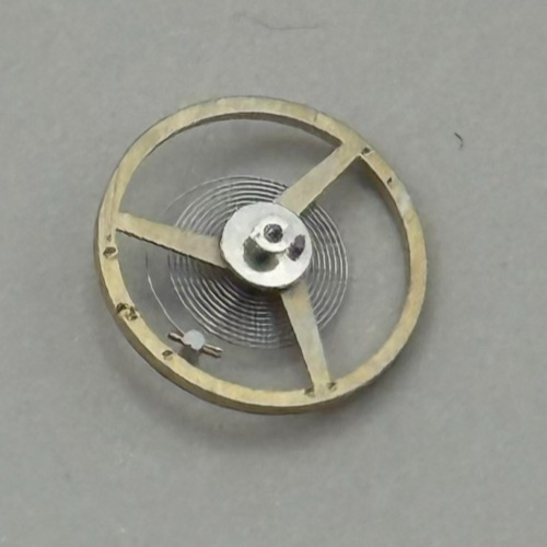 FHF 59-21 Balance Wheel Complete And Spring 3¾–10’’’ 1661 M Watch Movement Parts