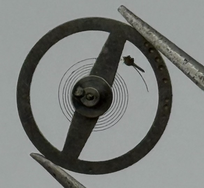 Brac 107 Balance Wheel Complete And Spring 10 1/2’’’ 705 Watch Movement Parts