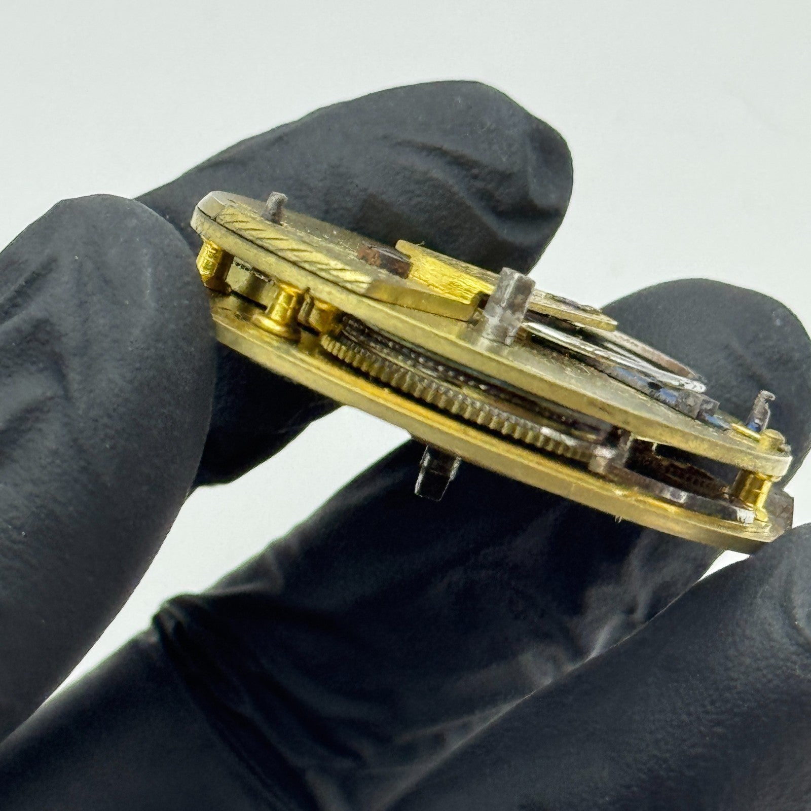 Fusee Pocket Watch Movement Antique English Key Wound Parts Repair Spares 44.3mm