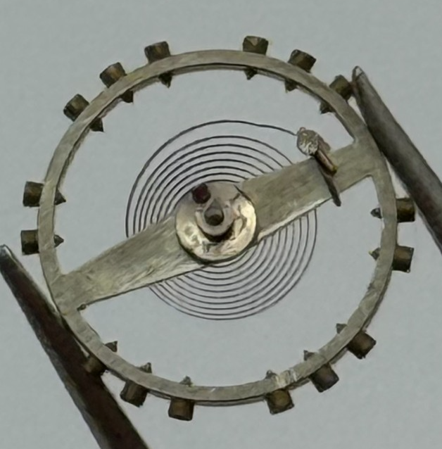 AS 984 Balance Wheel Complete And Spring 10 1/2''' 30 M Watch Movement Parts NOS
