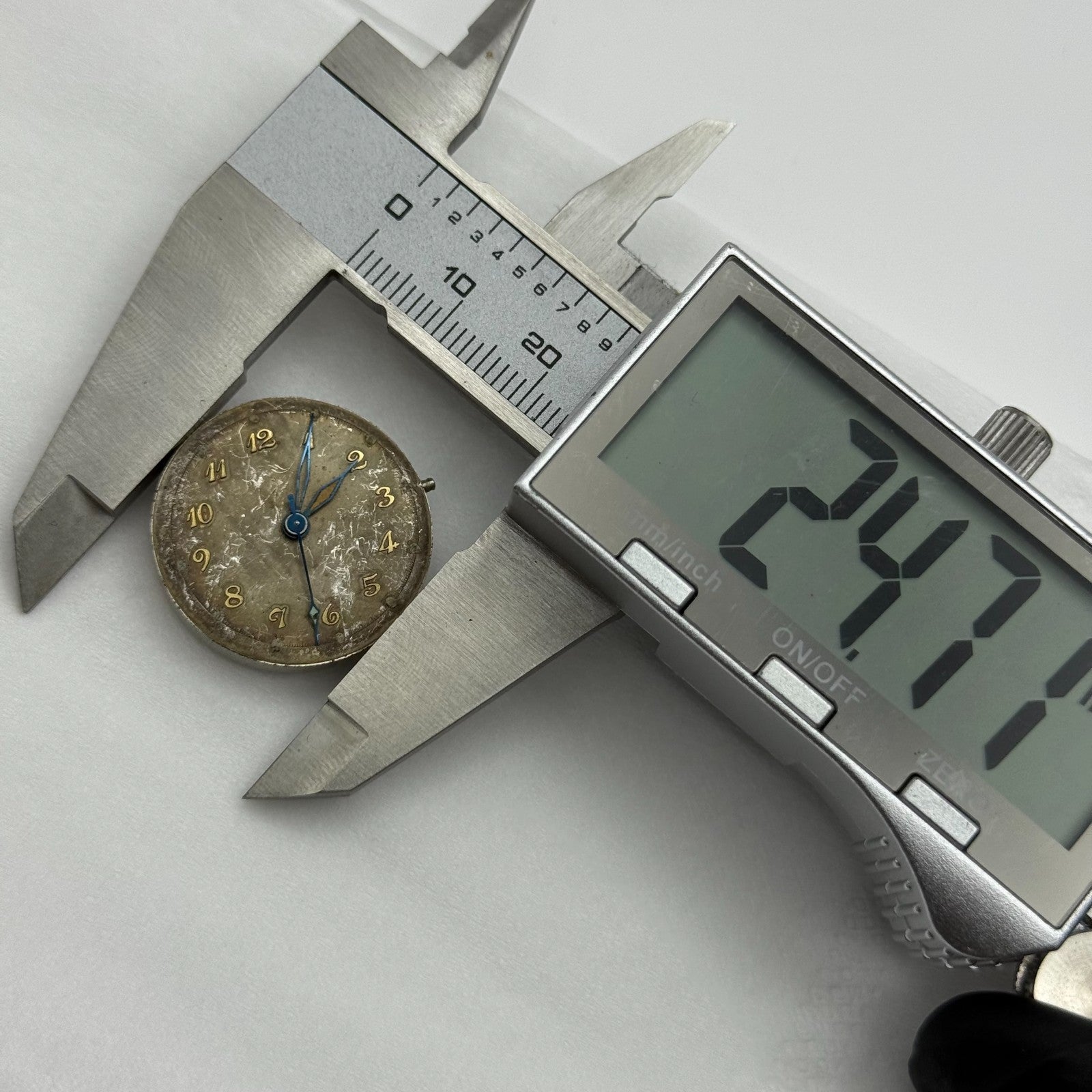 24.7mm Vintage Nivada Aquamatic 800 A3SY Automatic Bumper Watch Movement PARTS