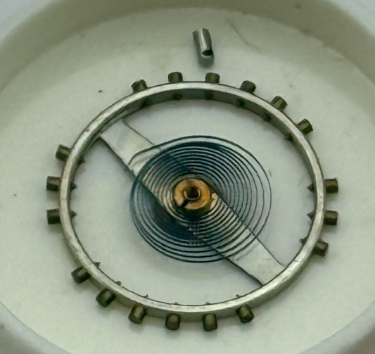 Peseux 320 330 Balance Wheel Complete And Spring 454 M Watch Movement Parts NOS
