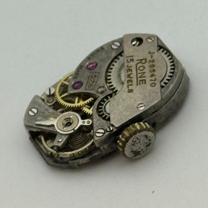 12.7mm FHF 190 Rone J-285470 Manual Wind 15 Jewels Swiss Watch Movement PARTS