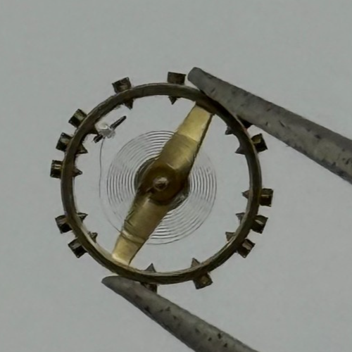 AS 976 1012 Balance Wheel Complete And Spring Inca 532 M Watch Movement Parts