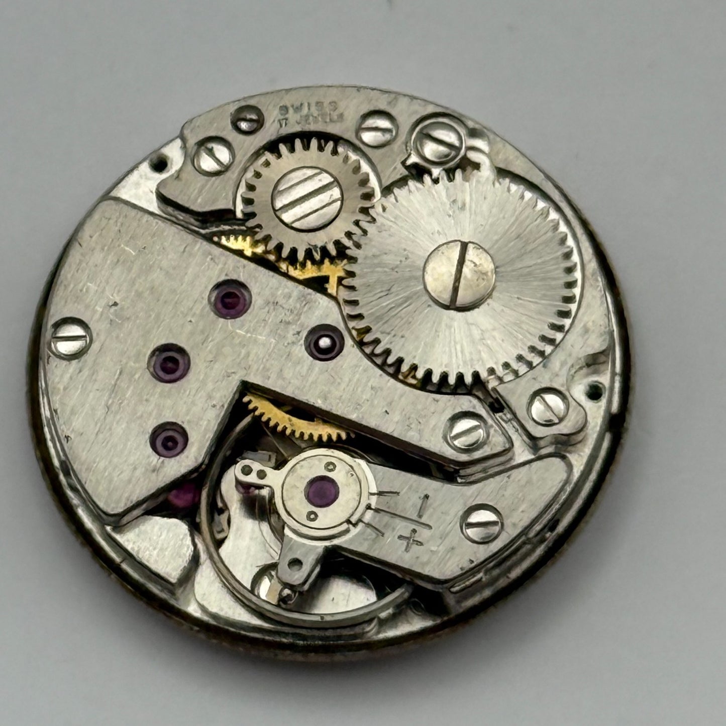 FHF 70 Watch Movement H Samuel Manual Wind Vintage Swiss Parts Repair 23.4mm