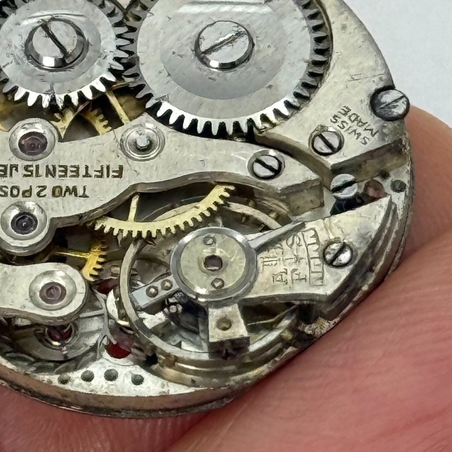 23.5mm Vintage AS A Schild Manual Wind Watch Movement PARTS REPAIR