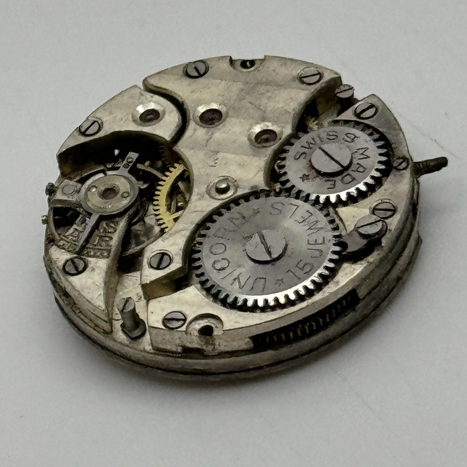 23.6mm Rolex Unicorn 15 Jewels Manual Wind Watch Movement Swiss Vintage PARTS