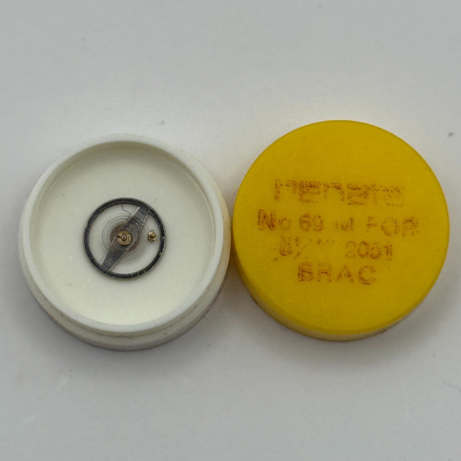 BRAC 2051 Balance Wheel Complete And Spring 5 1/2''' 69 M Watch Movement Parts