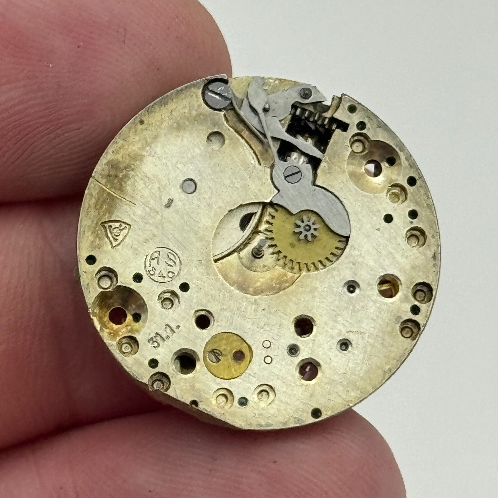 23.7mm Pioneer AS 340 31.1 A Schild Manual Wind Swiss Watch Movement PARTS SPARE