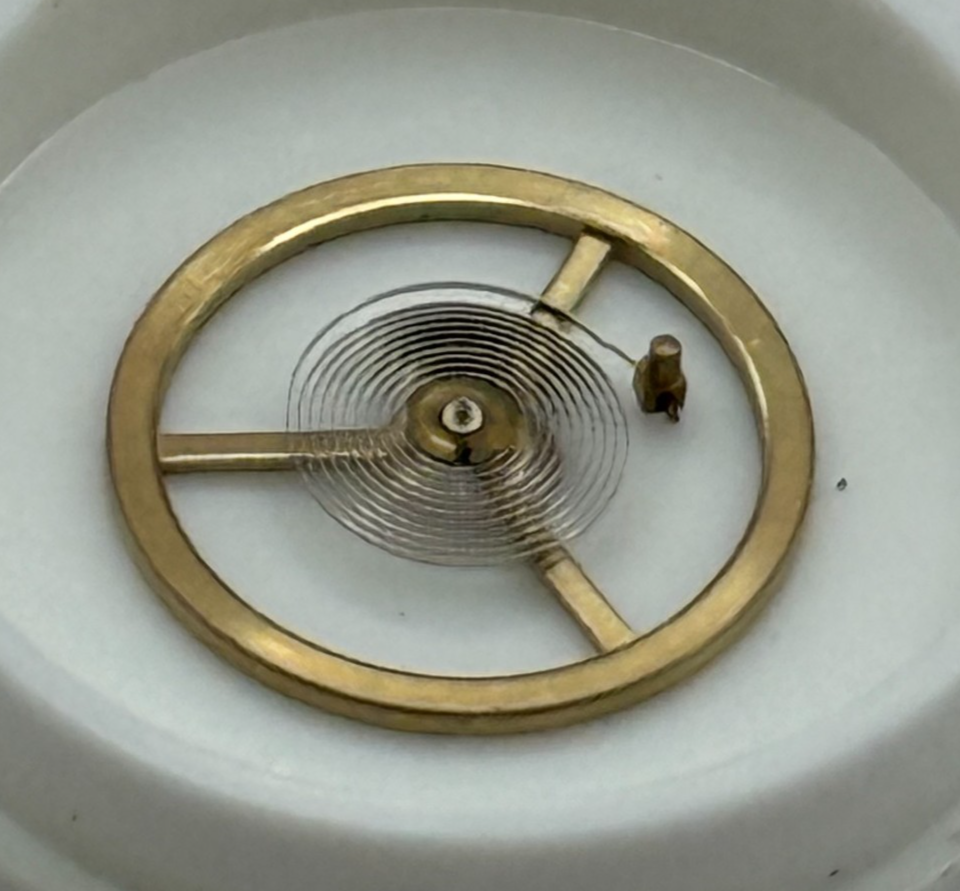 Ebosa 65 Balance Wheel Complete And Spring 12½’’’  943 Watch Movement Parts NOS