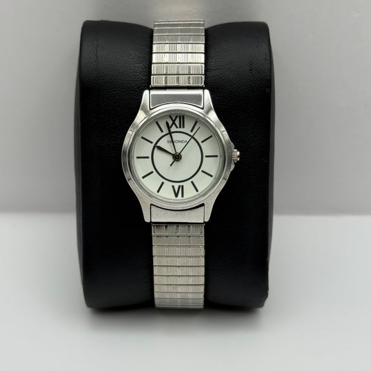Sekonda Ladies Watch Quartz 4021B Japan Mvt Steel Expandable Working 25mm