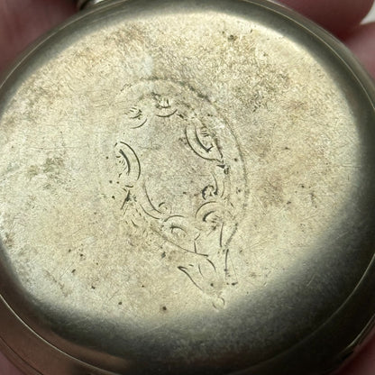 Waltham Airedale Model 1877 Pocket Watch Antique American Parts Repair ALD 54mm