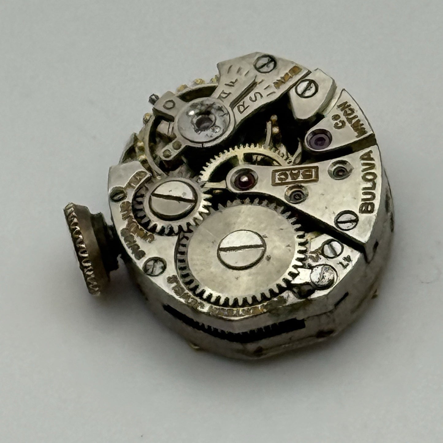 13mm Running Vintage Ladies Bulova 5AC Manual Wind Swiss Watch Movement PARTS