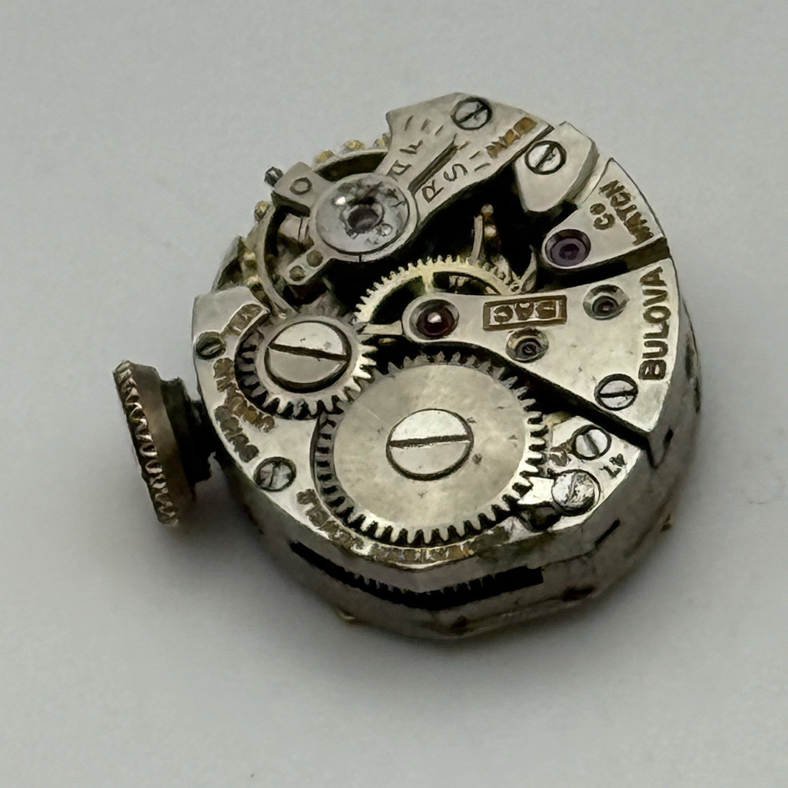 13mm Running Vintage Ladies Bulova 5AC Manual Wind Swiss Watch Movement PARTS