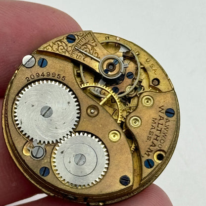 0s Men's Waltham Grade No. 160 Model 1900 American Watch Movement PARTS SPARES