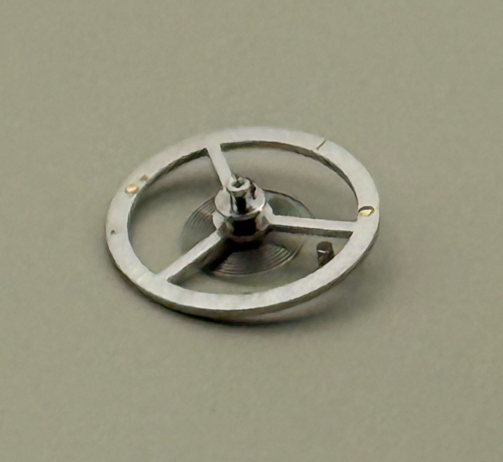 EB 1197 Balance Wheel Complete And Spring 10½’’’ 109 M Watch Movement Parts NOS