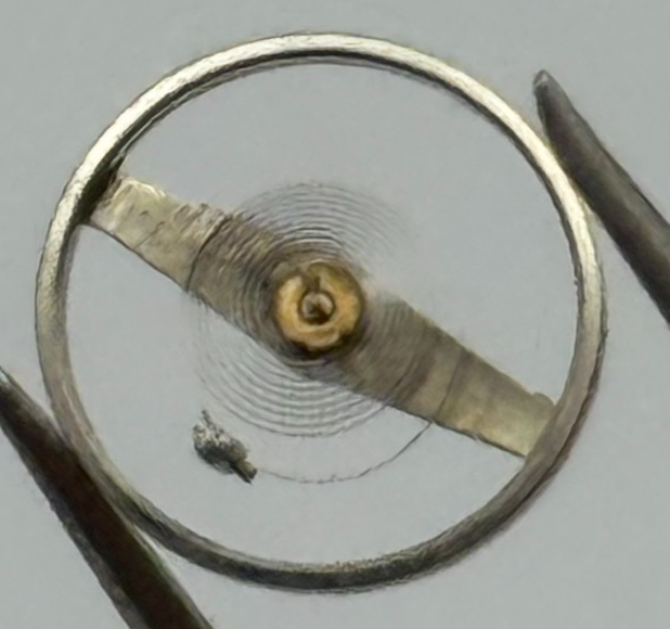 Amida 580 585 Balance Wheel Complete And Spring 1389 Watch Movement Parts 