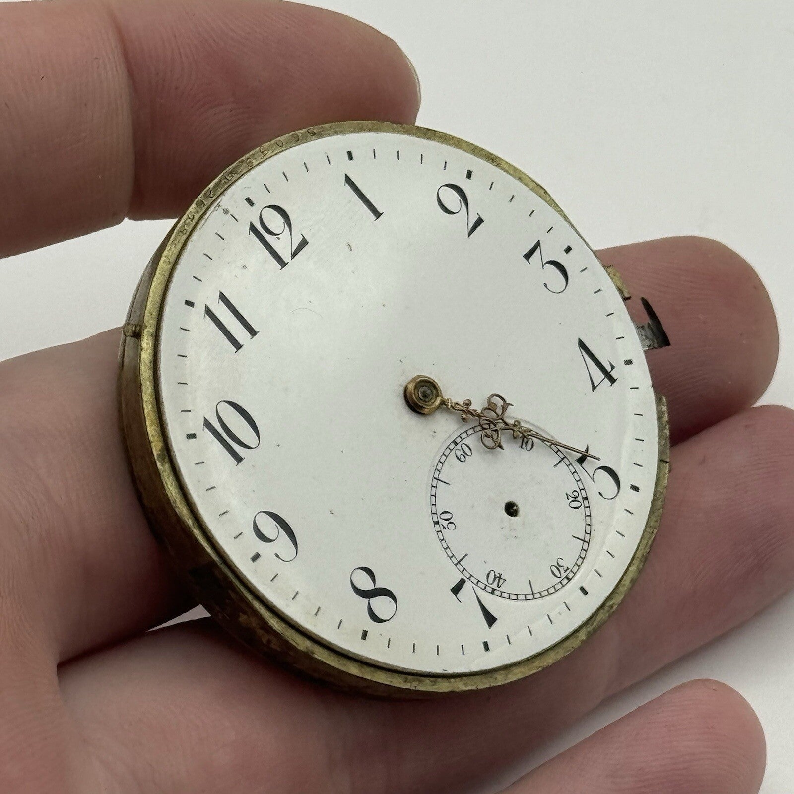 45.2mm Parrenin High Quality Antique Pocket Watch Movement FOR PARTS Repair