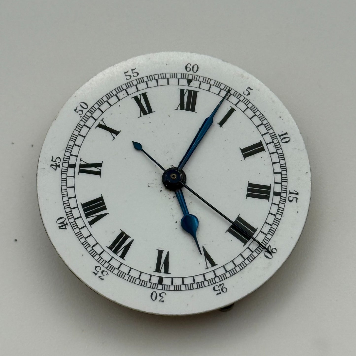 29.8mm Rare Antique Stauffer S S & Co Centre Seconds Trench Watch Movement PARTS