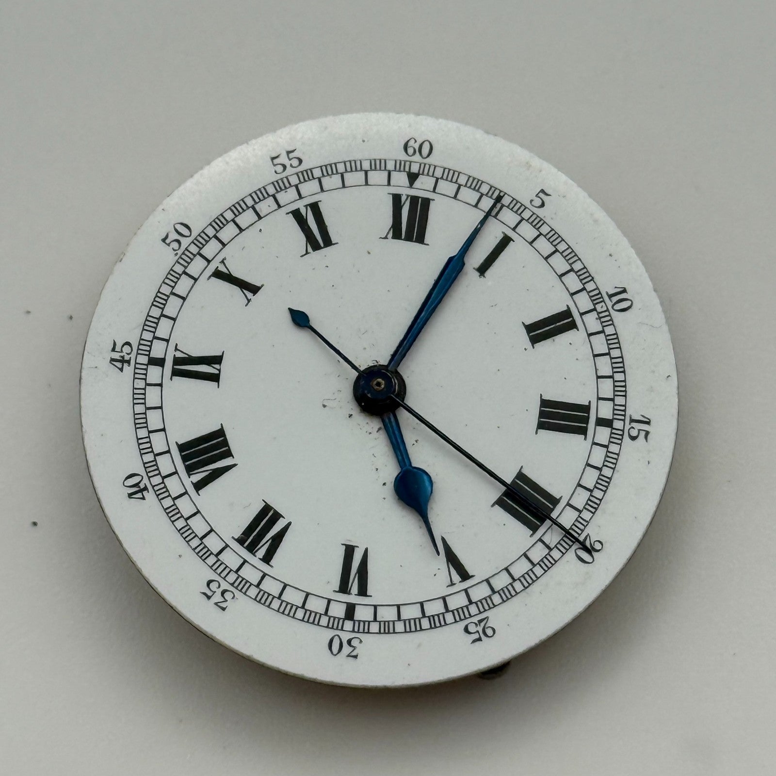 29.8mm Rare Antique Stauffer S S & Co Centre Seconds Trench Watch Movement PARTS