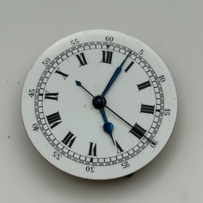 29.8mm Rare Antique Stauffer S S & Co Centre Seconds Trench Watch Movement PARTS